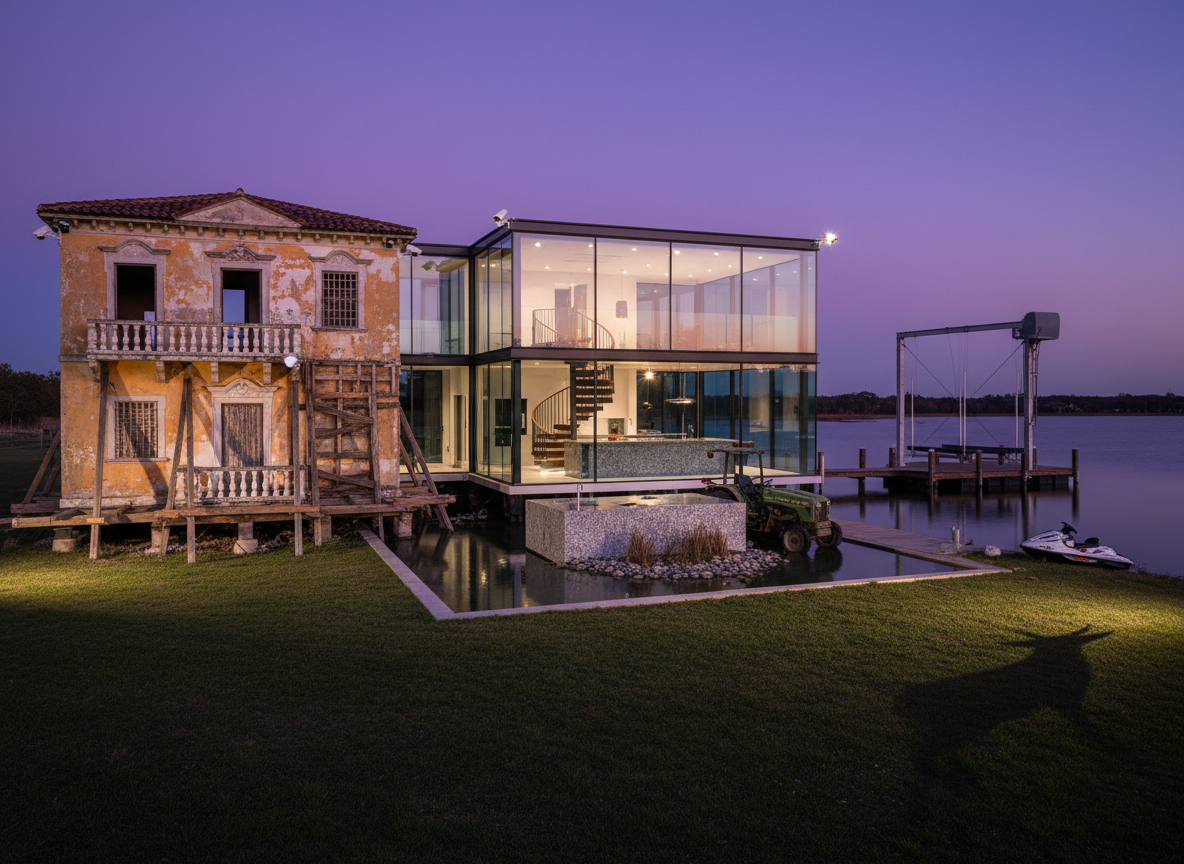 LAKE HART'S SPANISH SURVEILLANCE MASTERPIECE: 10.42 ACRES OF TRACTOR-FILLED DOOM
