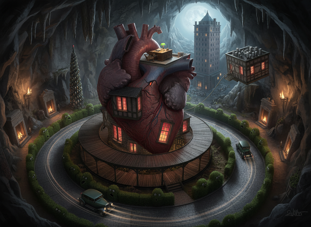Beating Heart of Winter Park (Literally): Pine Floors, Wine Tower, Drifting Guest House