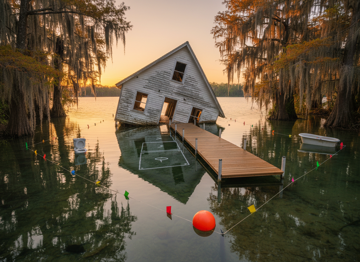 Own Lake Killarney's Wettest 'Homesite' — Includes Water Rights and a Sinking Feeling