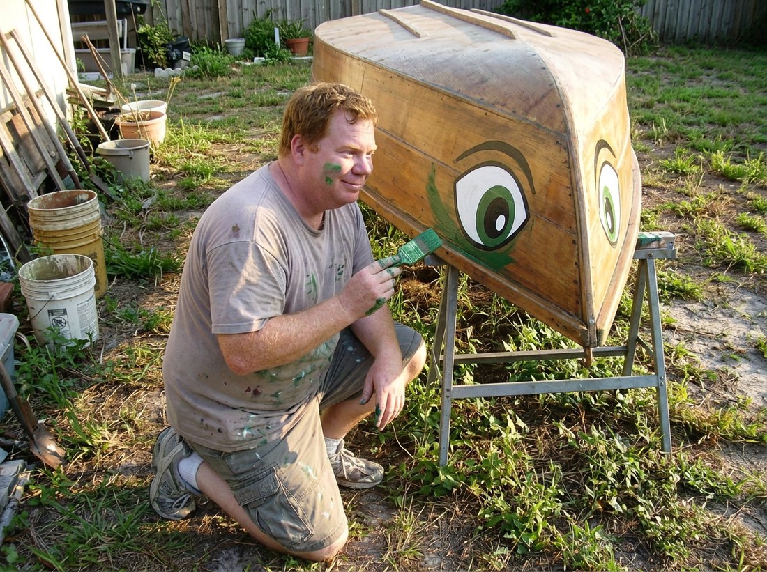 AI-reconstructed scene from this post, featuring Ed, 2007