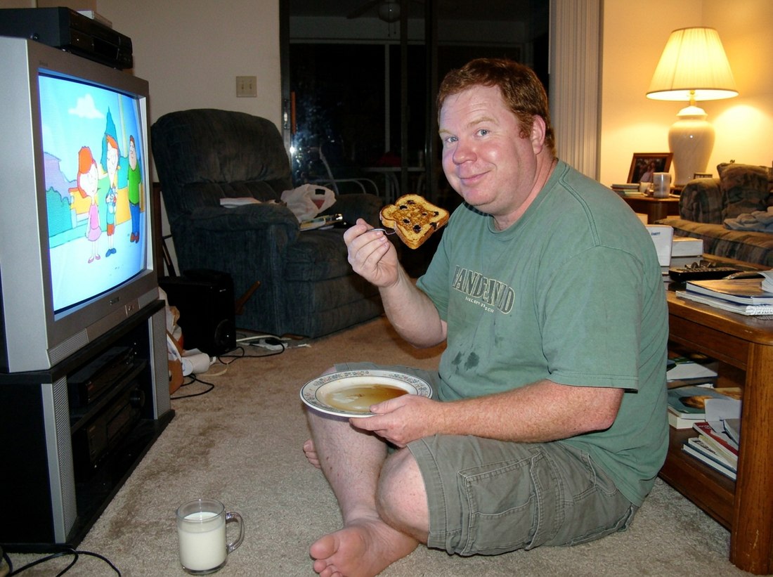 AI-reconstructed scene from this post, featuring Ed, 2006