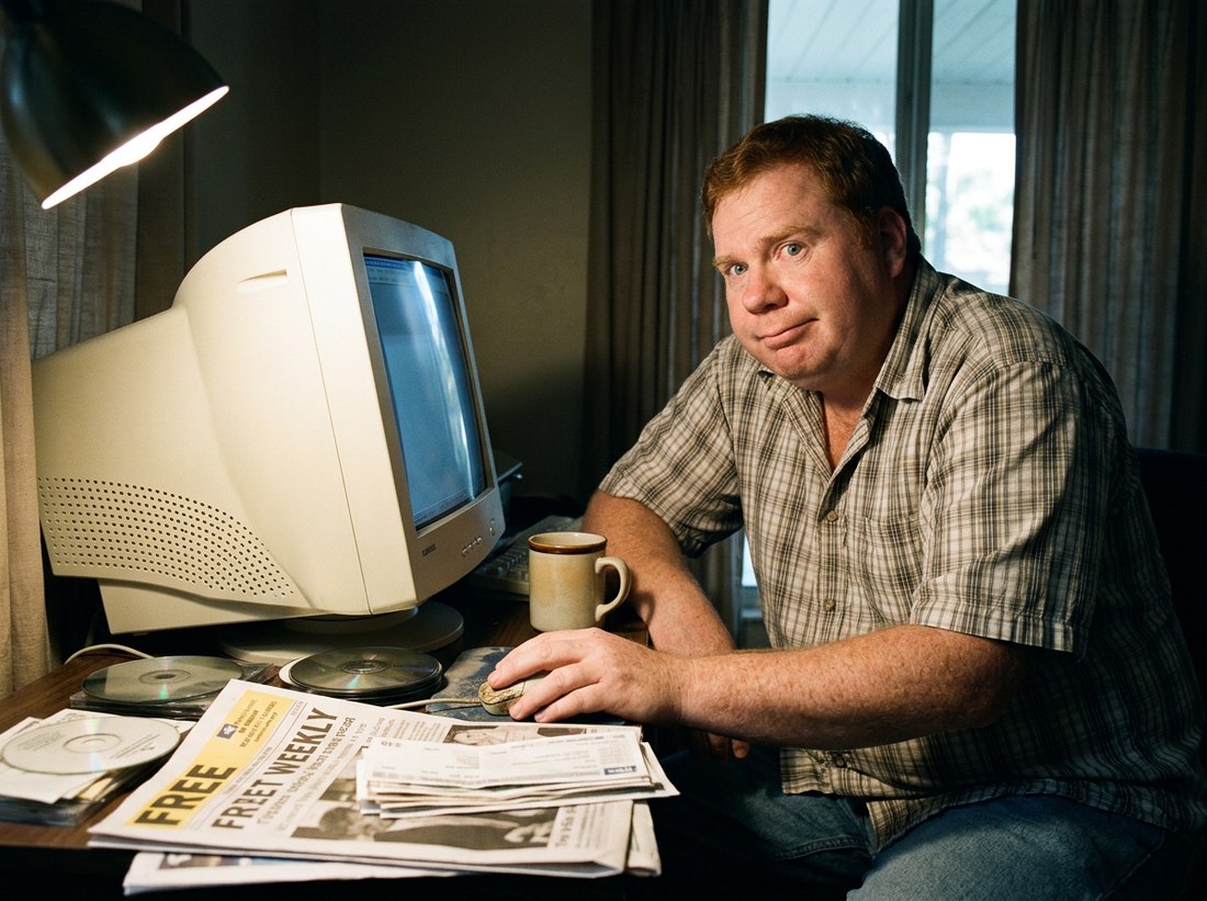 AI-reconstructed scene from this post, featuring Ed, 2006